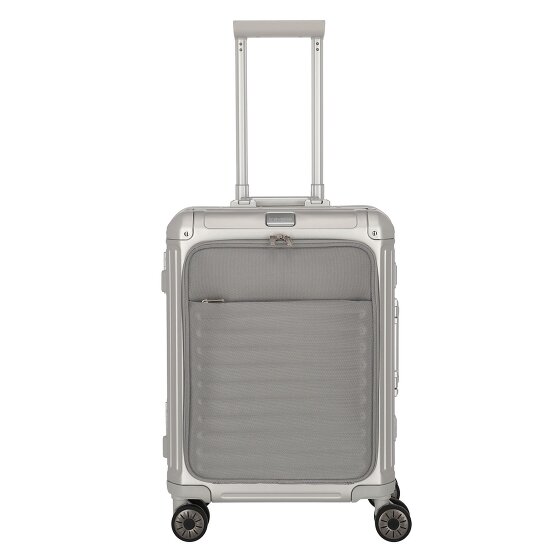 Travelite Next 4-wheel Aluminum Cabin suitcase, 55 cm, with Laptop Compartment