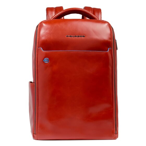 Piquadro Blue Square Daypack Leather 29 cm Laptop compartment