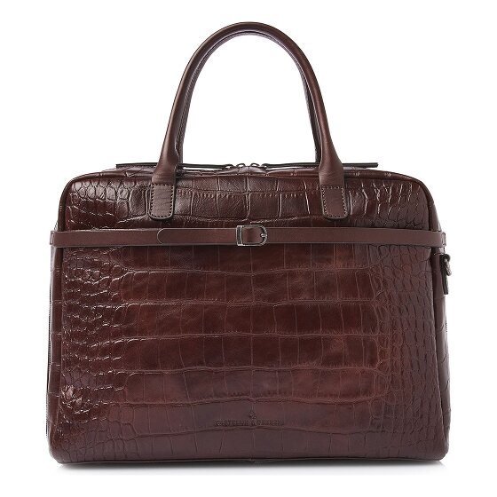 Castelijn & Beerens Lisa Briefcase RFID protection Leather 41 cm Laptop compartment