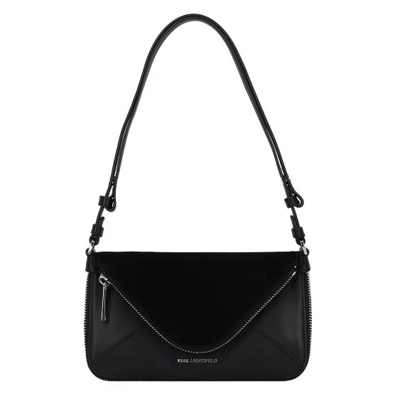 Karl Lagerfeld Hardware Mini Bag Shoulder Bag Leather 18 cm with expansion pleat