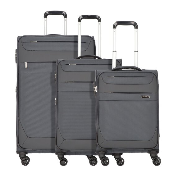 Worldpack Dublin 4 wheels Suitcase set 3-piece with expansion pleat