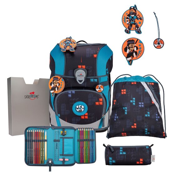 DerDieDas ErgoFlex Tiny School bag set 6-piece