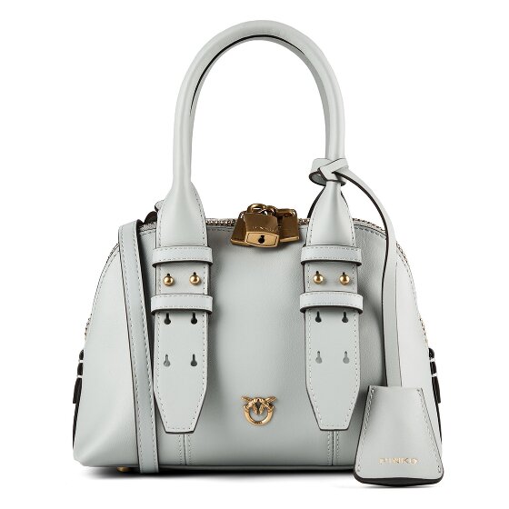 PINKO Bowling Bag Handbag Leather 21 cm