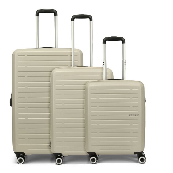 American Tourister Aerojoy 4 wheels Suitcase set 3-piece with expansion pleat