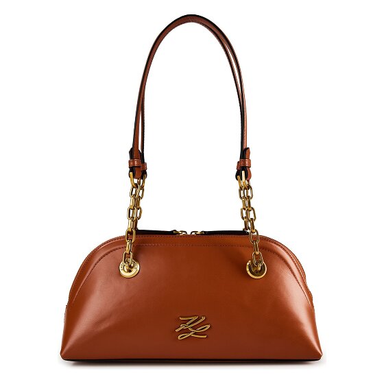 Karl Lagerfeld Autograph Shoulder Bag Leather 30 cm