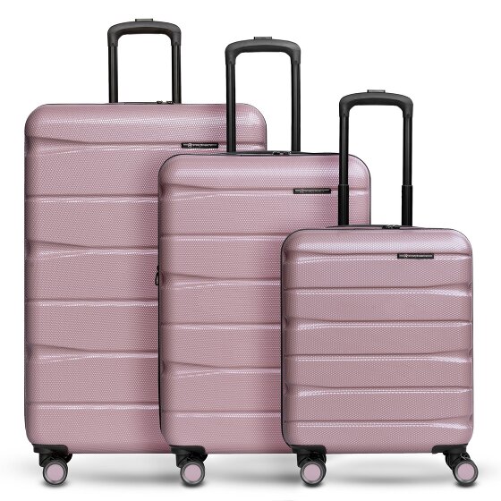 Franky Munich 4.0 4-wheel suitcase set 3-piece with stretch fold
