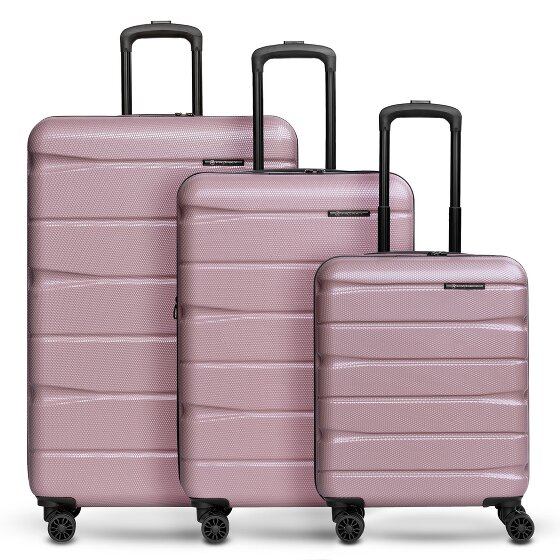 Franky Munich 4.0 4-wheel suitcase set 3-piece with stretch fold