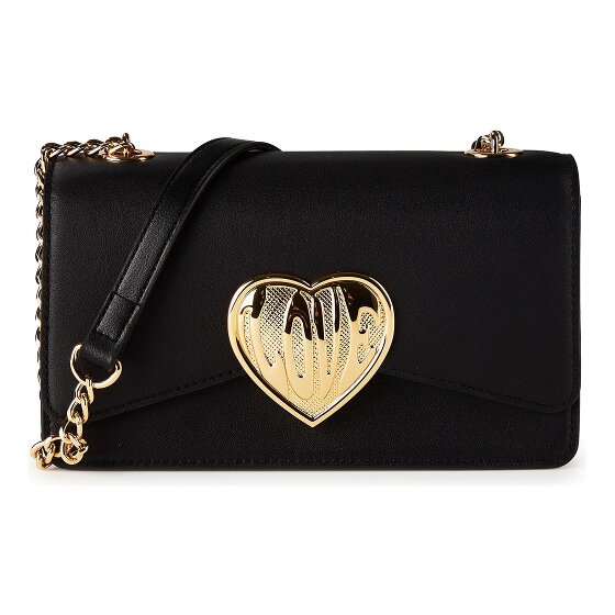 Love Moschino Victory Heart Shoulder Bag Genuine Leather 21.5 cm