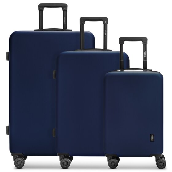 Redolz Essentials 09 3-SET 4 wheels Suitcase set 3-piece