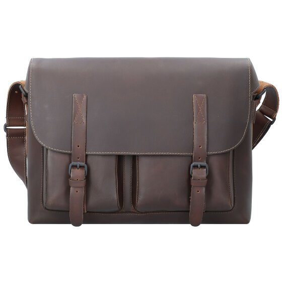 aunts & uncles Good Old Friends Bro Messenger leather 39 cm laptop compartment