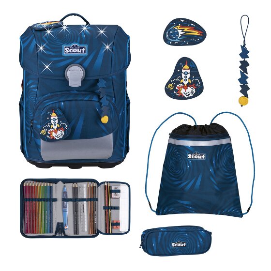 Scout Neo LED School bag set 8-piece