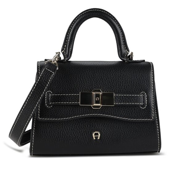 Aigner Farah Handbag Genuine Leather 18.5 cm