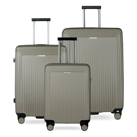 Bugatti Linea 4 wheels Suitcase set 3-piece