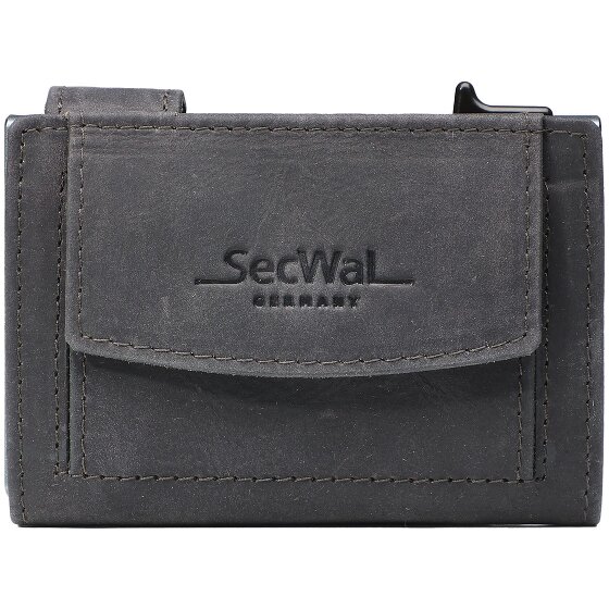 SecWal Credit card case wallet RFID leather 9 cm