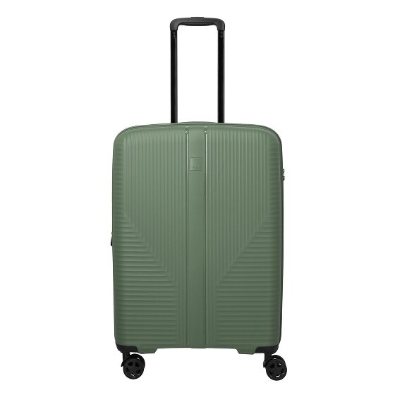 Travelite Air Stripe 4 wheels Trolley M 66 cm with expansion pleat