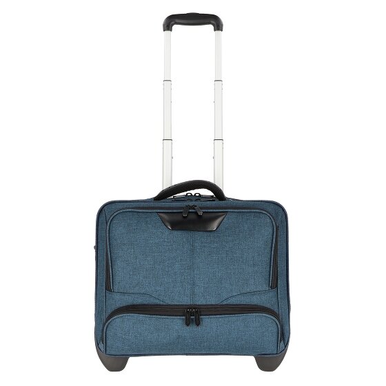 Dermata 2 wheels Wheeled briefcase 41 cm Laptop compartment