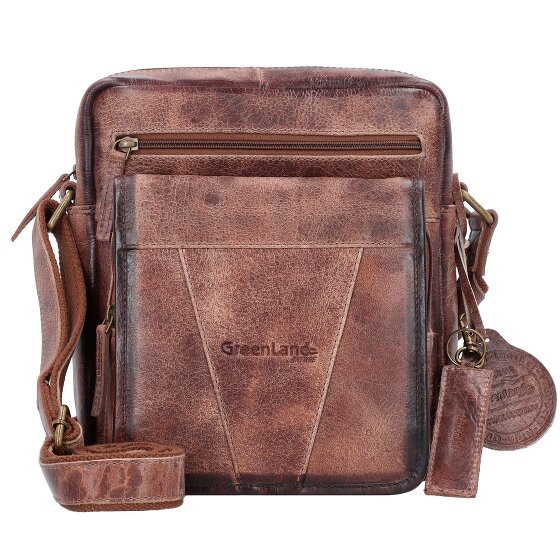 Greenland Nature Mascu & Line Shoulder bag Leather 25 cm