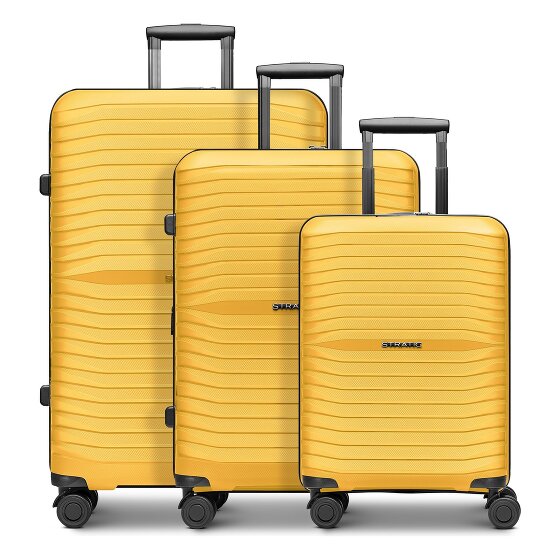 Stratic Shine 4 wheels Suitcase set 3-piece Expandable
