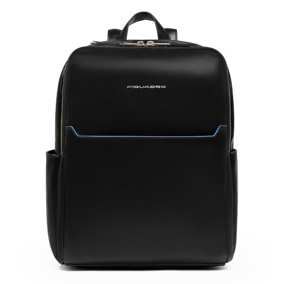 Piquadro Blue Square Daypack RFID protection Genuine Leather 37 cm Laptop compartment