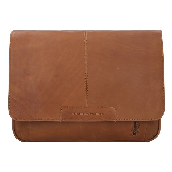 The Chesterfield Brand Wax Pull Up Messenger Leather 40 cm Laptop compartment