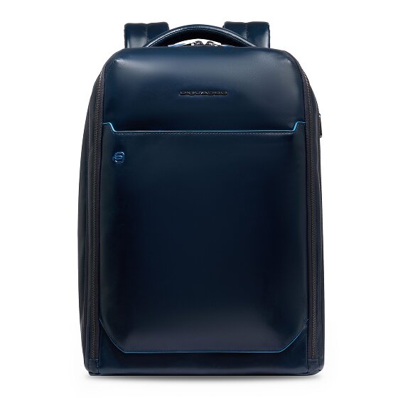 Piquadro Blue Square Daypack Leather 42 cm Laptop compartment