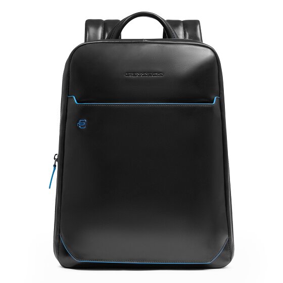 Piquadro Blue Square Daypack RFID protection Leather 37 cm Laptop compartment