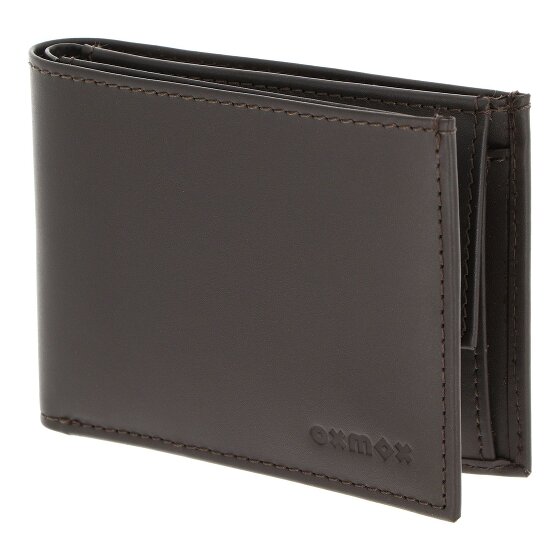 oxmox Leather Wallet RFID protection Genuine Leather 11 cm