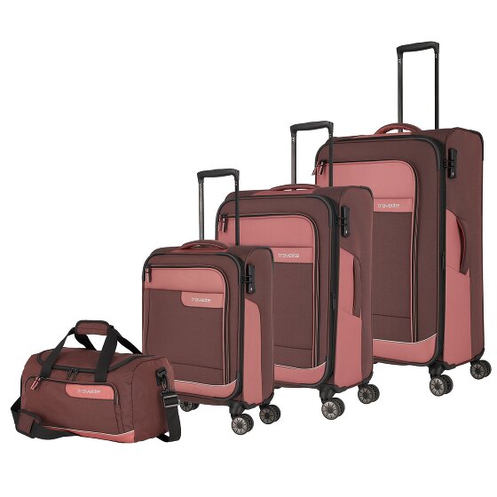 Travelite Viia 4 wheels Suitcase set 4-piece Expandable
