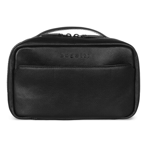 Bugatti Black Toilet bag Leather 21 cm