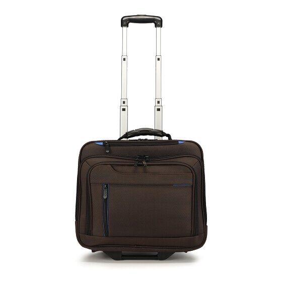 Dermata 2 wheels Wheeled briefcase 38 cm Laptop compartment