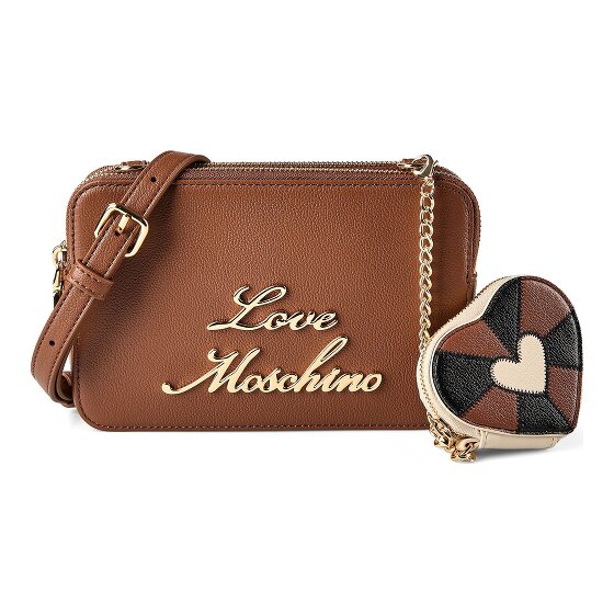 Love Moschino Heart Charm Shoulder bag Genuine Leather 20 cm