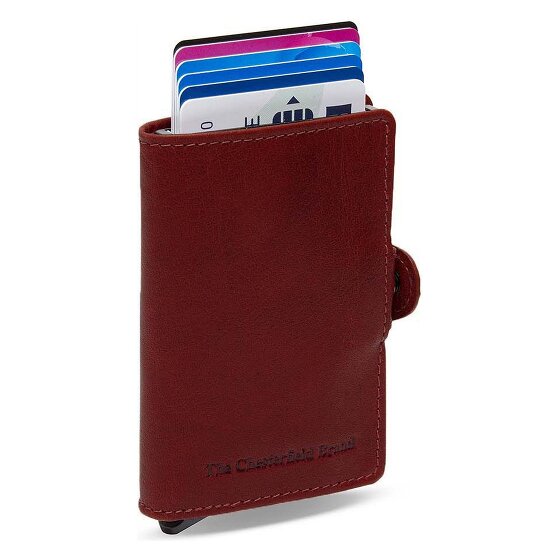 The Chesterfield Brand Albury Credit card case RFID protection Genuine Leather 7 cm