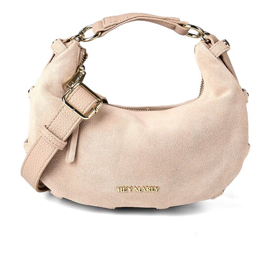 Hey Marly Lifetime Sister Suede Shoulder Bag Leather 25 cm