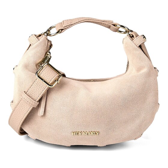 Hey Marly Lifetime Sister Suede Shoulder Bag Leather 25 cm