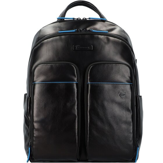 Piquadro Blue Square Revamp backpack RFID leather 39 cm laptop compartment