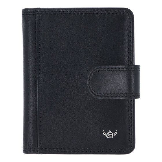 Golden Head Polo Credit card case RFID protection Genuine Leather 8 cm