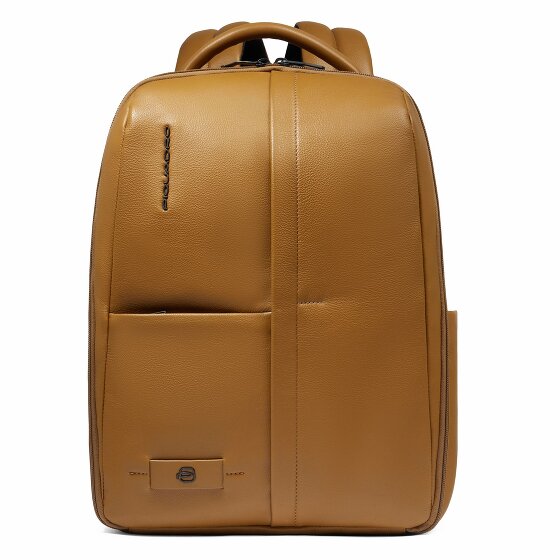 Piquadro Russel Daypack RFID protection Leather 41 cm Laptop compartment