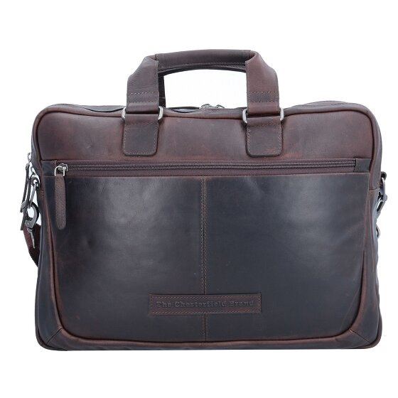 The Chesterfield Brand Wax Pull Up Briefcase Leather 40 cm Laptop compartment