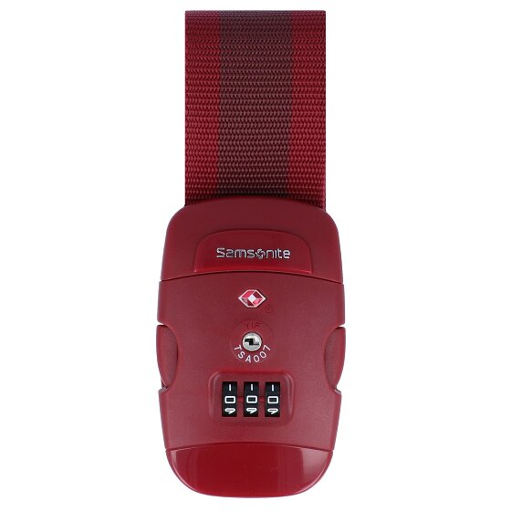 Samsonite Global travel accessories luggage strap TSA combination lock 5 cm