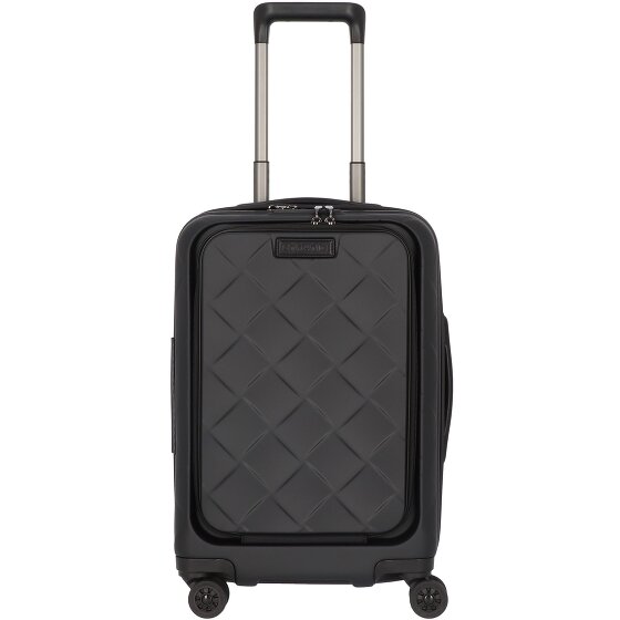 Stratic Leather & More 4 wheels Cabin trolley 55 cm Laptop compartment