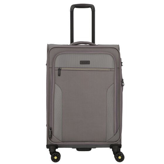d&n Travel Line 9704 4 wheels Trolley M 68 cm with expansion pleat