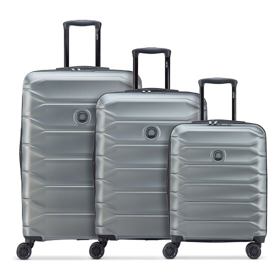 Delsey Paris Meteor 4 wheels Suitcase set 3-piece Expandable