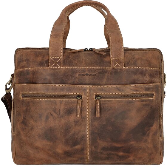 Greenburry Vintage briefcase leather 42 cm laptop compartment