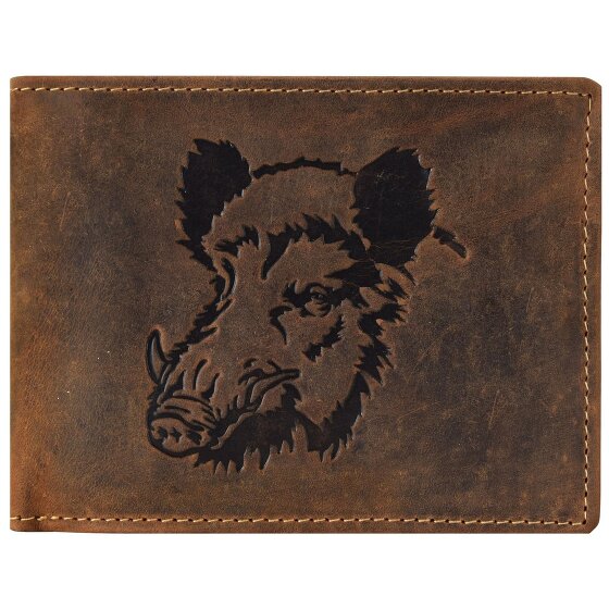 Greenburry Vintage boar wallet leather 12 cm