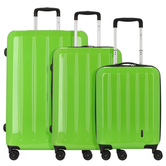 Check.In London 2.0 4 Roll Suitcase Set 3pcs.
