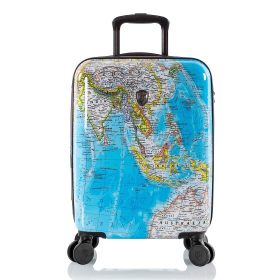 Heys Black Camo 4 wheels Cabin trolley S 53 cm with expansion pleat