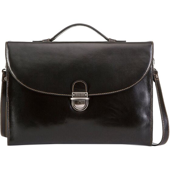 Jekyll & Hide Oxford Messenger RFID leather 40 cm laptop compartment
