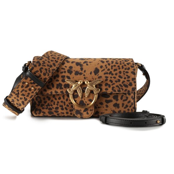 PINKO Slouchy Shoulder bag Genuine Leather 22 cm