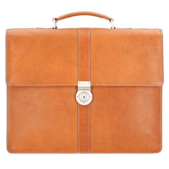 Leonhard Heyden Bergamo briefcase leather 40 cm laptop compartment