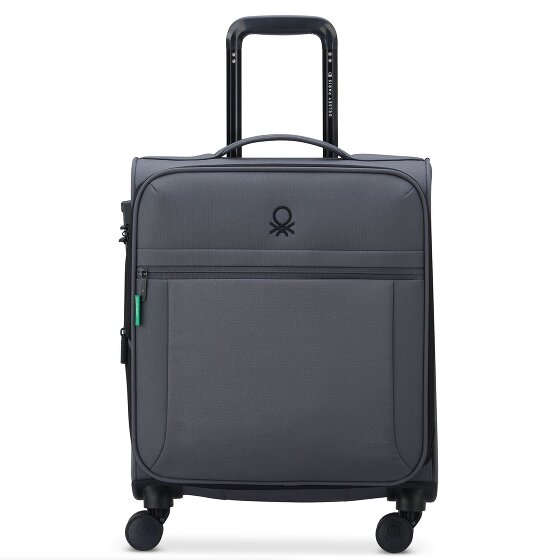 Delsey Paris x United Colors of Benetton BE 4-wheeled cabin trolley 55 cm with stretch fold